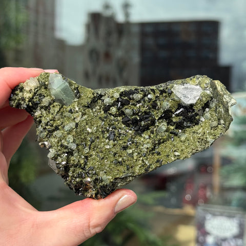 Ravenstone Crystals Epidote | Quartz "Manny"