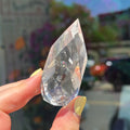 Ravenstone Crystals Faceted Quartz "Jett"
