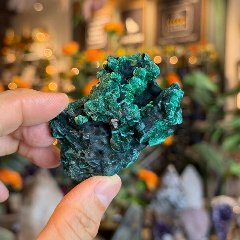 Ravenstone Crystals Fibrous Malachite "Eduardo"