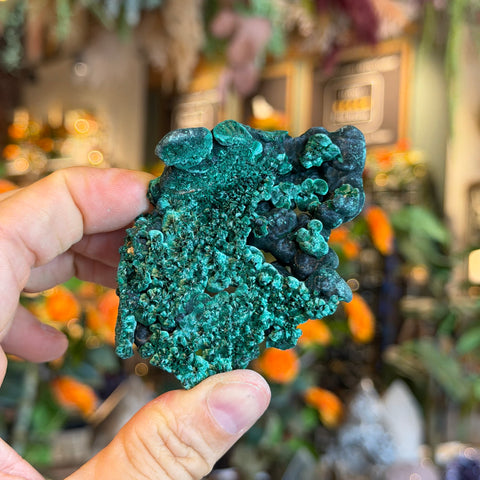 Ravenstone Crystals Fibrous Malachite "Kennedy"