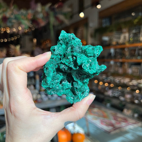 Ravenstone Crystals Fibrous Malachite "Lindsey"