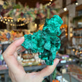 Ravenstone Crystals Fibrous Malachite "Maggie"