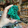 Ravenstone Crystals Fibrous Malachite "Mark"
