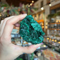 Ravenstone Crystals Fibrous Malachite "Toby"
