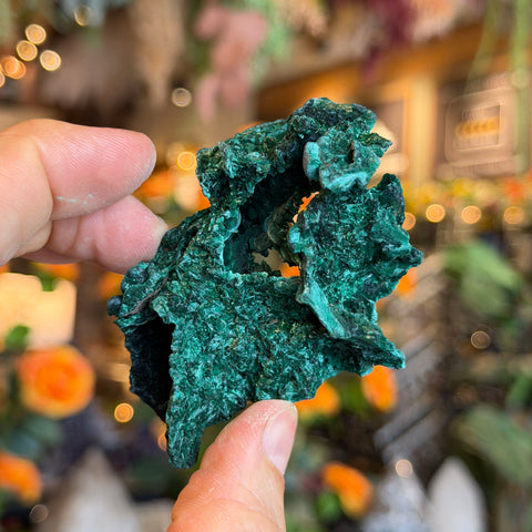 Ravenstone Crystals Fibrous Malachite "Vincent"