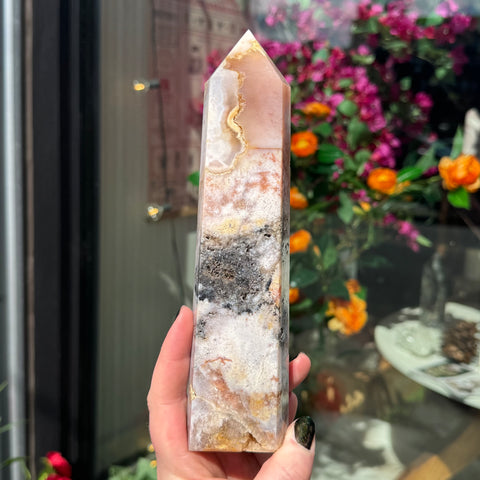 Ravenstone Crystals Flower Agate "Lourdes"