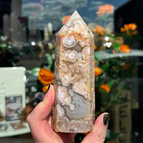 Ravenstone Crystals Flower Agate "Marina"