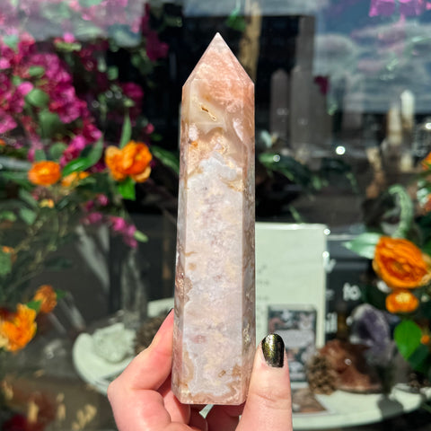 Ravenstone Crystals Flower Agate "Sandie"