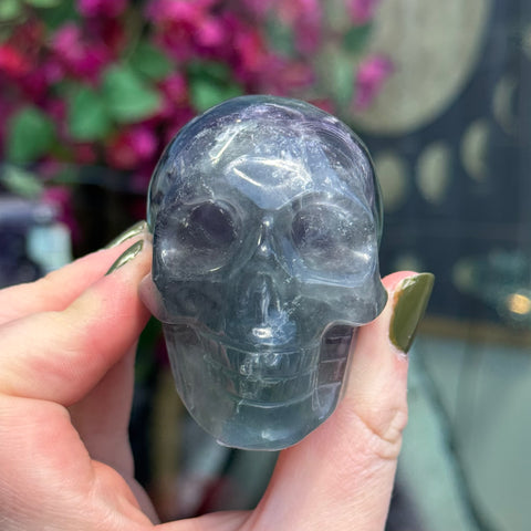 Ravenstone Crystals Fluorite Skull "Carmen"