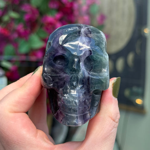 Ravenstone Crystals Fluorite Skull "Guadalupe"