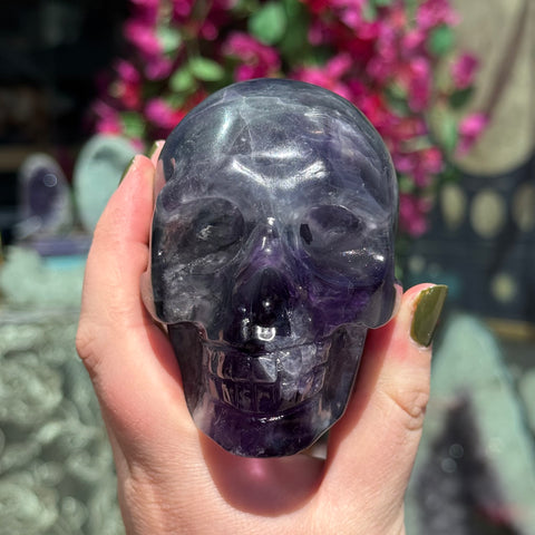 Ravenstone Crystals Fluorite Skull "Jocelyn"