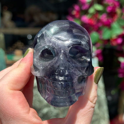 Ravenstone Crystals Fluorite Skull "Paul"