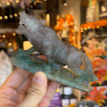 Ravenstone Crystals Fluorite Wolf "Bennett"