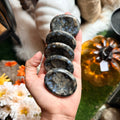 Ravenstone Crystals Glaucophane Worry Stone | Thumb Stone