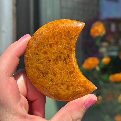 Ravenstone Crystals Golden Healer Moon "Di"