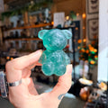 Ravenstone Crystals Green Fluorite Teddy Bear "Everett"