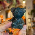 Ravenstone Crystals Green Fluorite Teddy Bear "Vera"