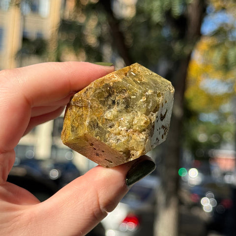 Ravenstone Crystals Green Garnet "Basil"