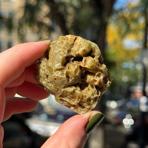 Ravenstone Crystals Green Garnet "Bryony"