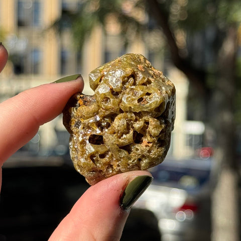 Ravenstone Crystals Green Garnet "Forrest"