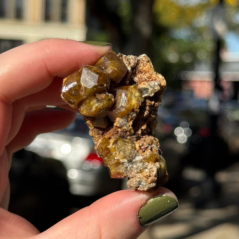 Ravenstone Crystals Green Garnet "Meadow"