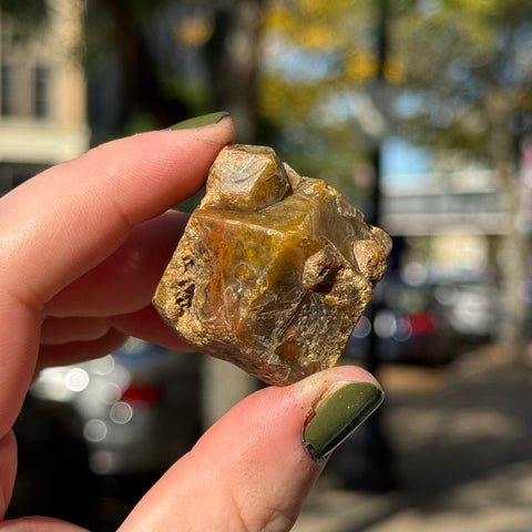 Ravenstone Crystals Green Garnet "Verna"