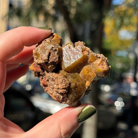 Ravenstone Crystals Green Garnet "Yvette"