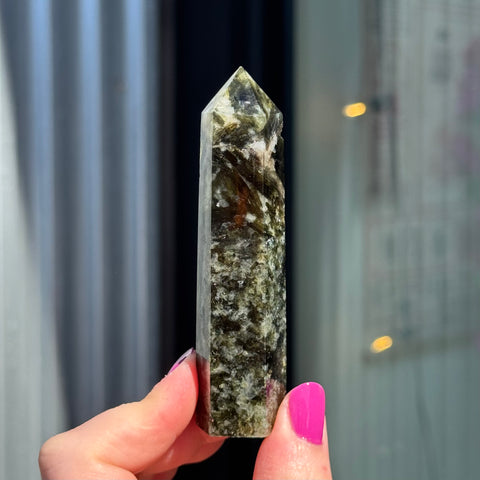 Ravenstone Crystals Green Lepidolite "Devin"