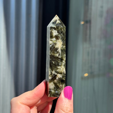 Ravenstone Crystals Green Lepidolite "Jonas"