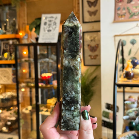 Ravenstone Crystals Green Lepidolite "Miley"