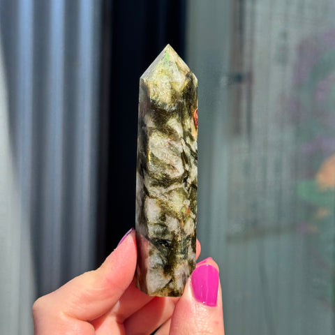 Ravenstone Crystals Green Lepidolite "Rhiannon"