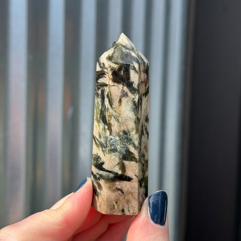 Ravenstone Crystals Green Lepidolite "Sal"