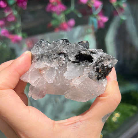 Ravenstone Crystals Himalayan Quartz w/ Tourmaline "Christine"