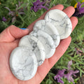 Ravenstone Crystals Howlite Worry Stone | Thumb Stone