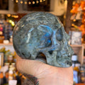 Ravenstone Crystals Labradorite Skull "Victor"