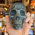 Ravenstone Crystals Labradorite Skull "Victor"