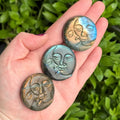 Ravenstone Crystals Labradorite Sun & Moon Face