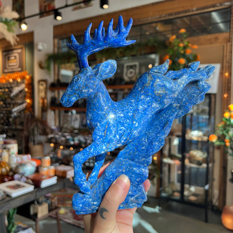 Ravenstone Crystals Lapis Lazuli Deer "Miguel"