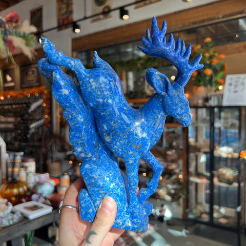 Ravenstone Crystals Lapis Lazuli Deer "Miguel"