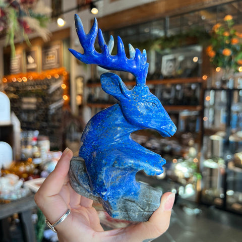 Ravenstone Crystals Lapis Lazuli Deer "Quinn"