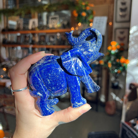 Ravenstone Crystals Lapis Lazuli Elephant "Colin"