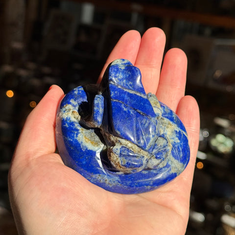 Ravenstone Crystals Lapis Lazuli Frog "Vera"