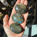 Ravenstone Crystals Large Labradorite Palm Stone