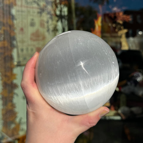 Ravenstone Crystals Large Selenite Sphere