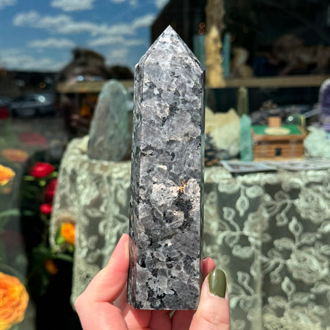 Ravenstone Crystals Larvikite "Bob"