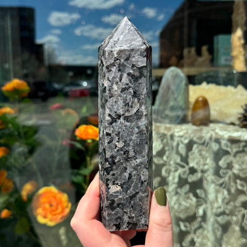 Ravenstone Crystals Larvikite "Murphy"