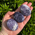 Ravenstone Crystals Lepidolite Palm Stone