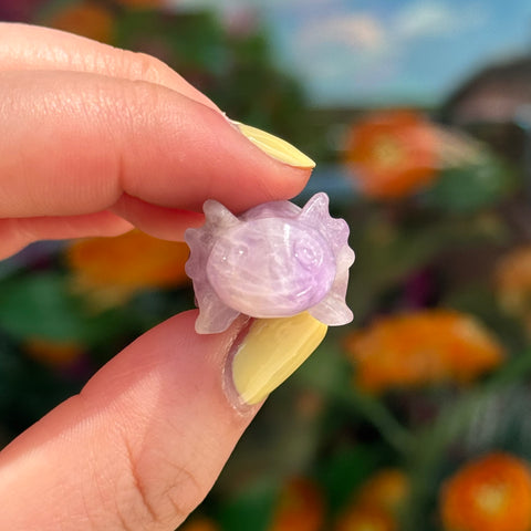 Ravenstone Crystals Little Amethyst Axolotl
