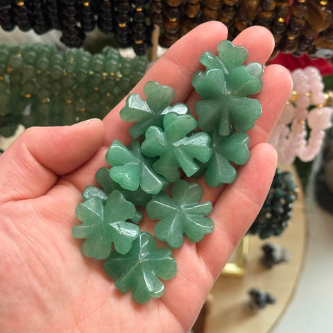 Ravenstone Crystals Little Aventurine Clover
