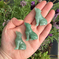 Ravenstone Crystals Little Aventurine Wolf